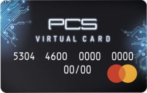 carte virtual card pcs mastercard