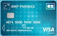carte bancaire visa electron de la bnp paribas
