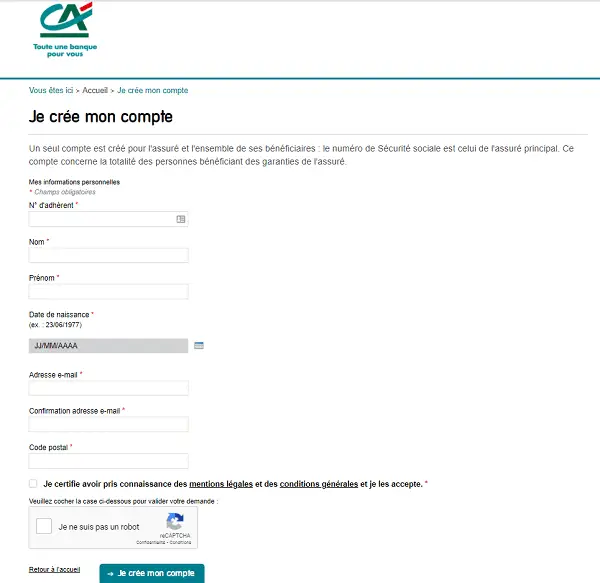 activer compte pacifica mutuelle credit agricole