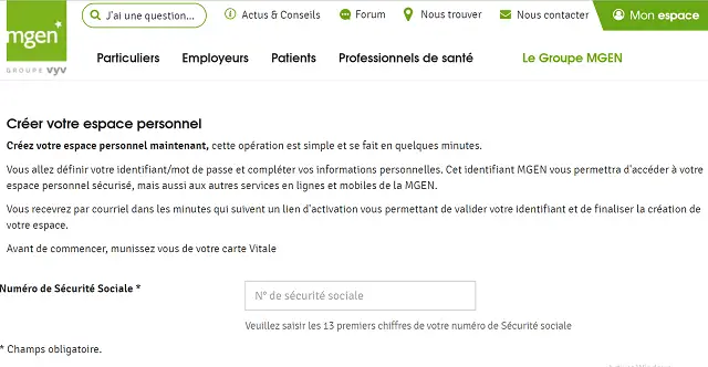 MGEN : Comment se connecter à votre Espace Personnel