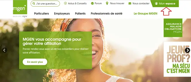 se connecter espace client mgen