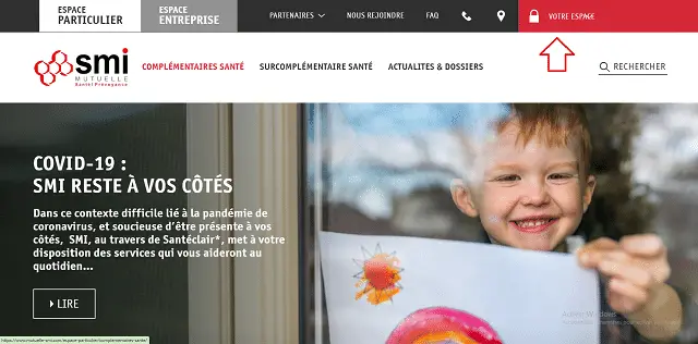 se connecter espace personnel smi mutuelle