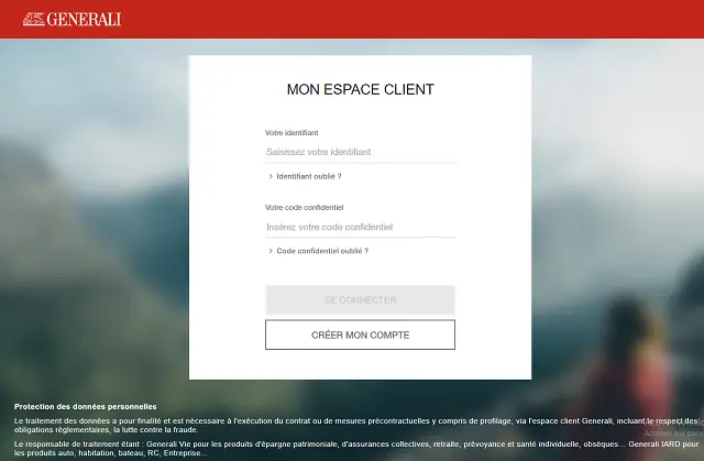 se connecter generali