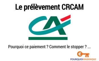 Prélèvement CRCAM