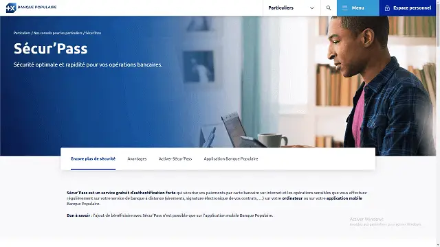 Secur Pass Banque Populaire