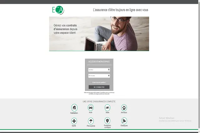 Se Connecter Eca Assurance Mon Compte