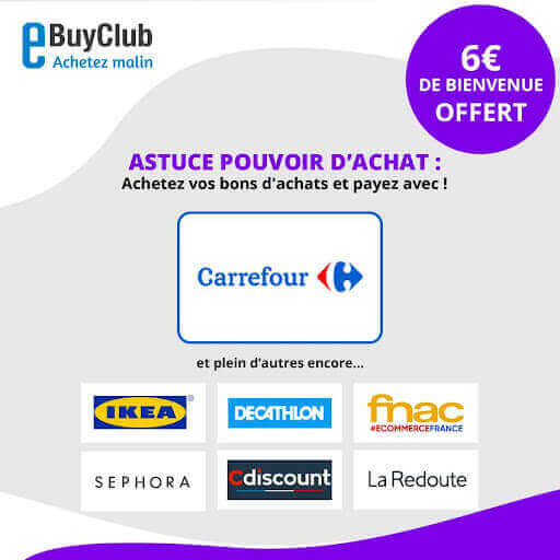 Offre Bienvenue Ebuyclub